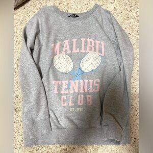 Gray Malibu Tennis Club Sweatshirt